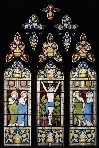Die Kreuzigung, Ostfenster, 1872 von Harry Ellis Wooldridge