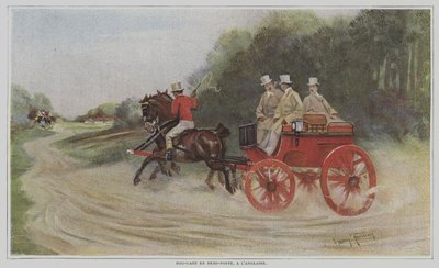 Dog-cart en Demi-poste, a lAnglaise (Englischer Stil Hundewagen) von Harry Finney