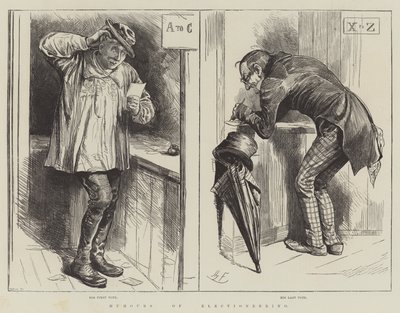 Humor des Wahlkampfs von Harry Furniss