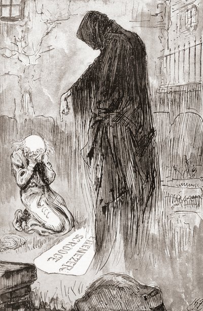 Illustration für Eine Weihnachtsgeschichte aus Die Weihnachtsbücher von Charles Dickens von Harry Furniss