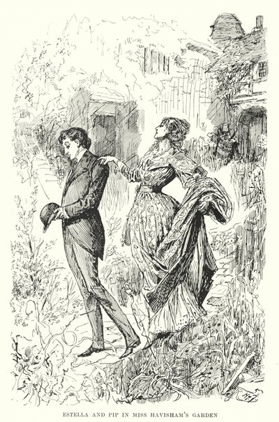 Illustration für Große Erwartungen von Charles Dickens von Harry Furniss