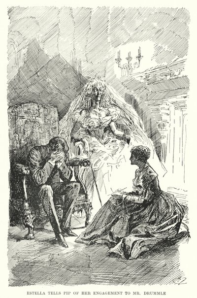 Illustration zu Große Erwartungen von Charles Dickens von Harry Furniss