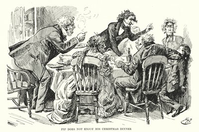 Illustration für Große Erwartungen von Charles Dickens von Harry Furniss
