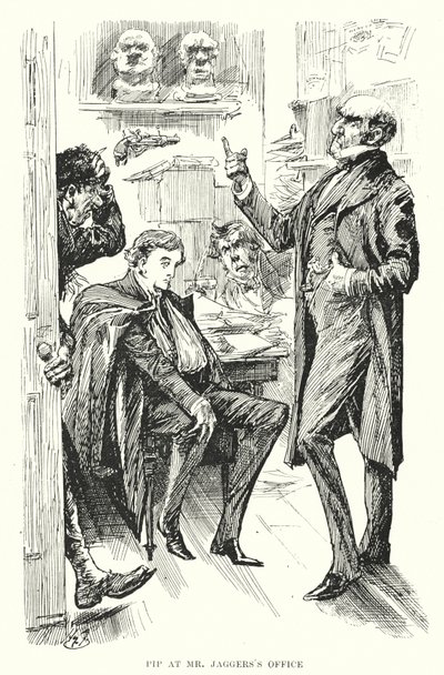 Illustration für Große Erwartungen von Charles Dickens (Lithografie) von Harry Furniss