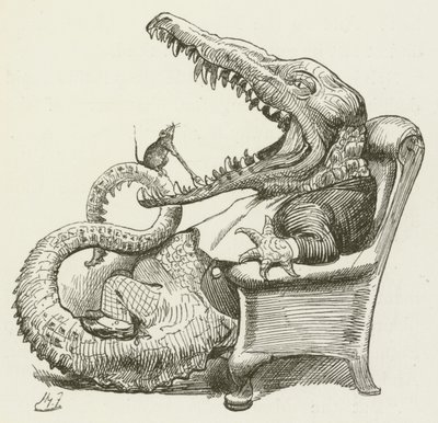 Illustration für Sylvie und Bruno von Lewis Carroll von Harry Furniss