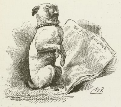 Illustration für Sylvie und Bruno von Lewis Carroll von Harry Furniss