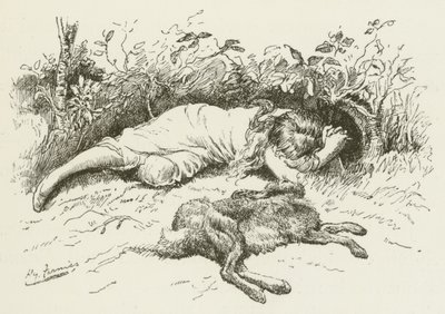 Illustration für Sylvie und Bruno von Lewis Carroll von Harry Furniss