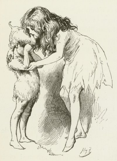 Illustration für Sylvie und Bruno von Lewis Carroll von Harry Furniss