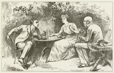 Illustration für Sylvie und Bruno von Lewis Carroll von Harry Furniss