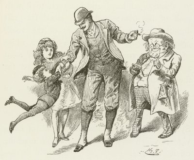 Illustration für Sylvie und Bruno von Lewis Carroll von Harry Furniss