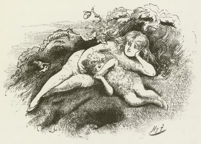Illustration für Sylvie und Bruno von Lewis Carroll von Harry Furniss
