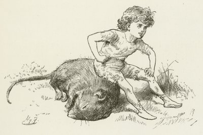 Illustration für Sylvie und Bruno von Lewis Carroll von Harry Furniss