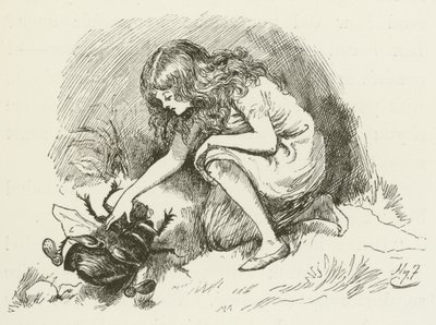 Illustration für Sylvie und Bruno von Lewis Carroll von Harry Furniss