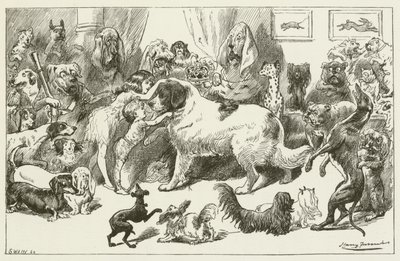 Illustration für Sylvie und Bruno von Lewis Carroll von Harry Furniss
