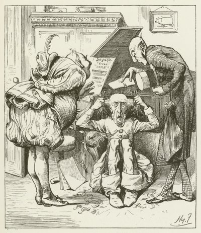 Illustration für Sylvie und Bruno von Lewis Carroll von Harry Furniss