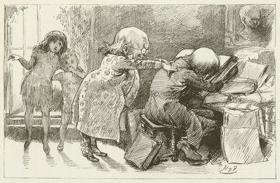 Illustration für Sylvie und Bruno von Lewis Carroll von Harry Furniss