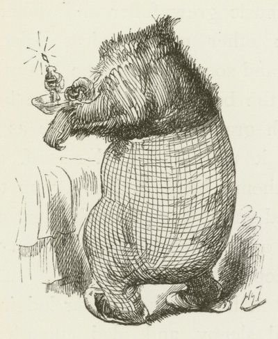 Illustration für Sylvie und Bruno von Lewis Carroll von Harry Furniss