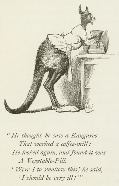 Illustration für Sylvie und Bruno von Lewis Carroll von Harry Furniss