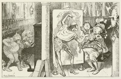 Illustration für Sylvie und Bruno von Lewis Carroll von Harry Furniss