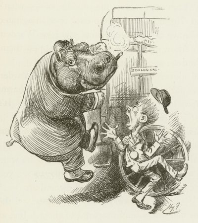Illustration für Sylvie und Bruno von Lewis Carroll von Harry Furniss