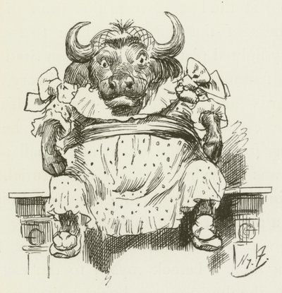 Illustration für Sylvie und Bruno von Lewis Carroll von Harry Furniss