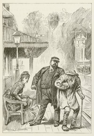 Illustration für Sylvie und Bruno von Lewis Carroll von Harry Furniss