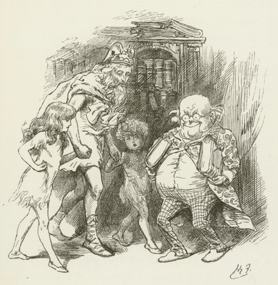 Illustration für Sylvie und Bruno von Lewis Carroll von Harry Furniss