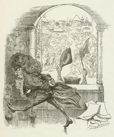 Illustration für Sylvie und Bruno von Lewis Carroll von Harry Furniss