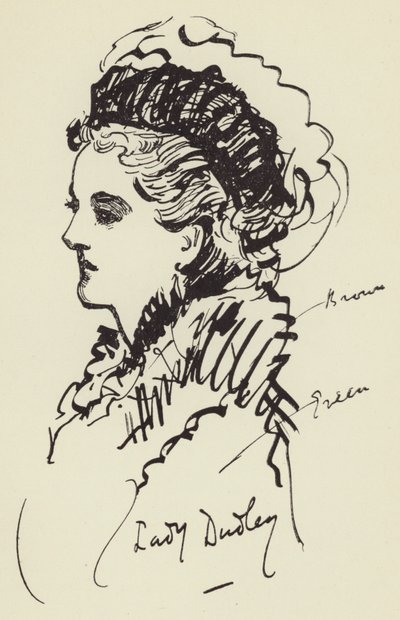 Lady Dudley von Harry Furniss