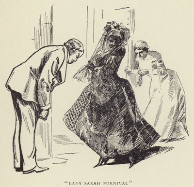 Lady Sarah Furnival von Harry Furniss