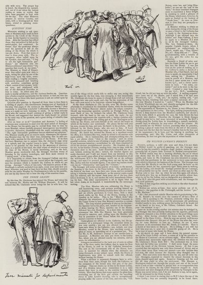 Leben im Parlament, Fremde im Haus von Harry Furniss