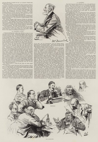 Leben im Parlament, Fremde im Haus von Harry Furniss