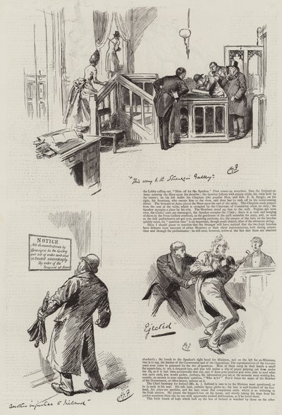 Leben im Parlament, Fremde im Haus von Harry Furniss
