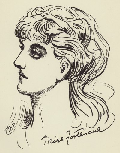 Miss Fortescue von Harry Furniss