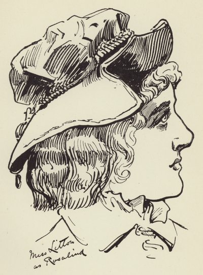Miss Litton als Rosalind von Harry Furniss