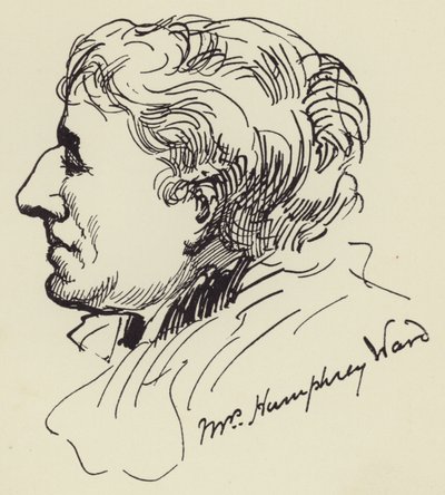 Mrs Humphrey Ward von Harry Furniss