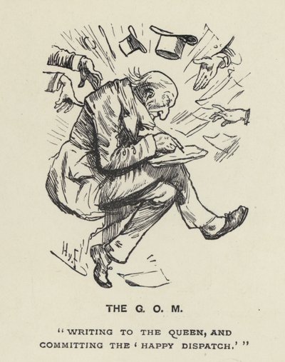Der große alte Mann - GOM - W E Gladstone von Harry Furniss