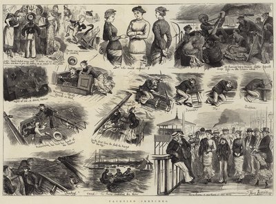 Segelskizzen von Harry Furniss
