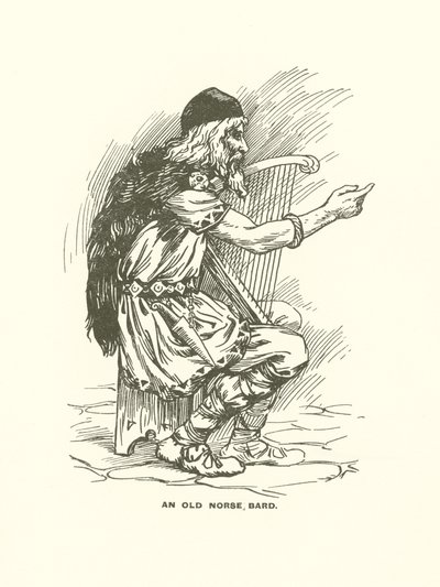 Ein alter nordischer Barde von Harry George Theaker