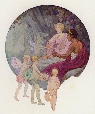 Kalypso in ihrer Höhle von Harry George Theaker