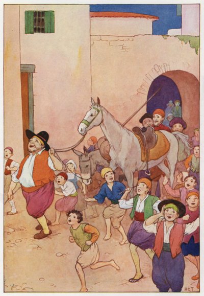 Illustration für Don Quijote von Harry George Theaker