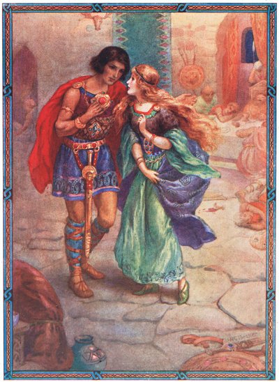 "Nimm mich als deine Frau" (aus Diarmud und Grania) von Harry George Theaker