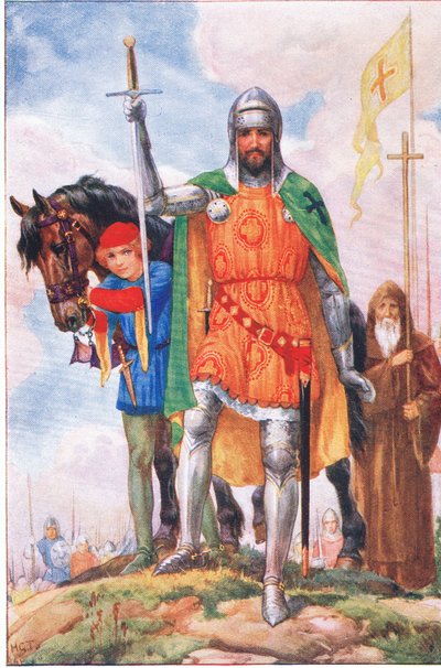 Der Großmeister von Alicantara und der Einsiedler (aus Der Großmeister von Alcantara), Illustration aus 