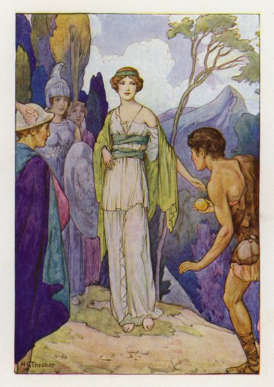 Das Urteil des Paris von Harry George Theaker