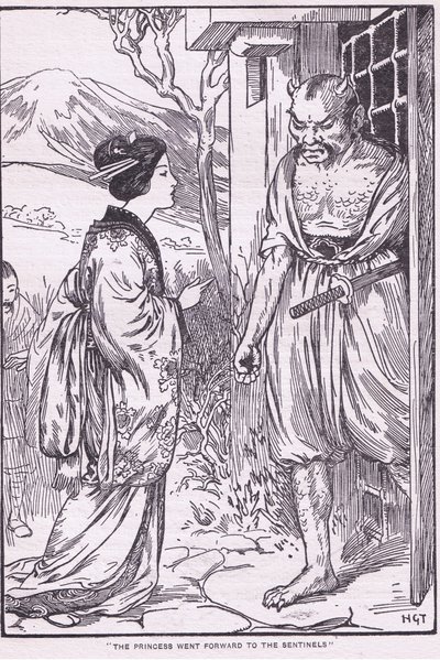 Die Prinzessin ging zu den Wachen von Harry George Theaker