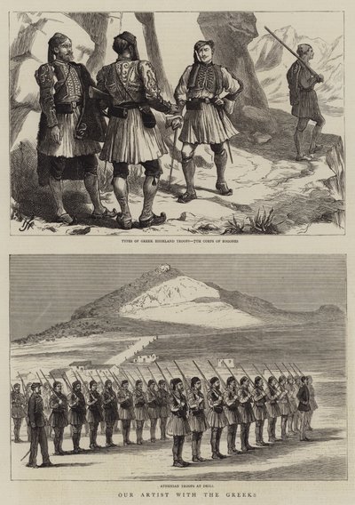 Unser Künstler bei den Griechen von Harry Hamilton Johnston
