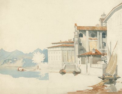 An den Ufern eines italienischen Sees von Harry John Johnson