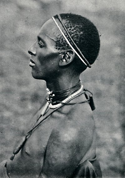 Ein Hima aus Mpororo, Äquatorialafrika, westlich des Victoria Nyanza, 1912 von Harry Johnston