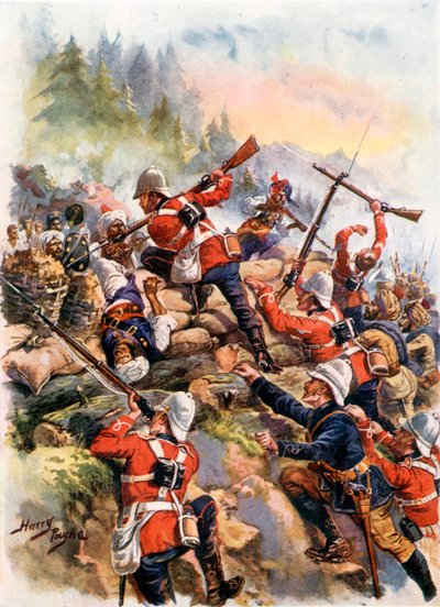 Sturm auf die Höhen. Peiwar Kotal von Harry Payne