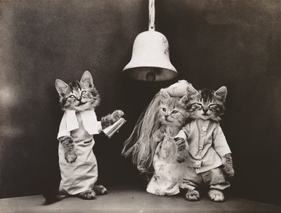 Kätzchen-Serie: Hochzeit, ca. 1914 von Harry Whittier Frees